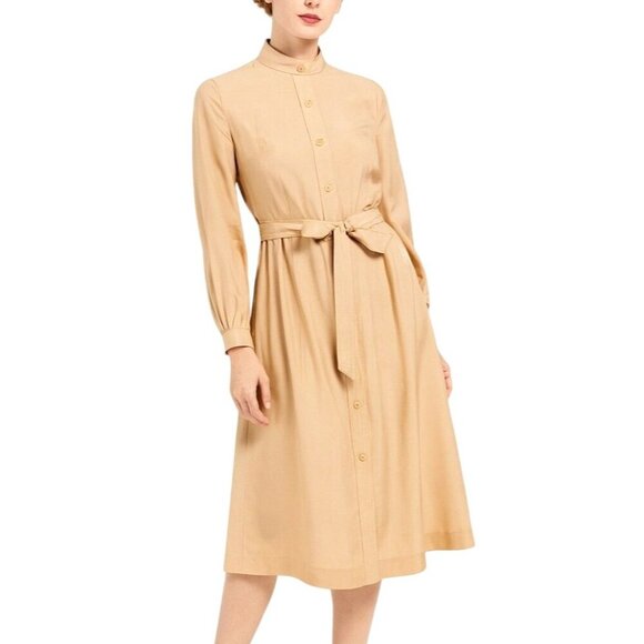 Vintage NEW THREADS Silk Dress Disco Dancing Midi - Picture 15 of 15